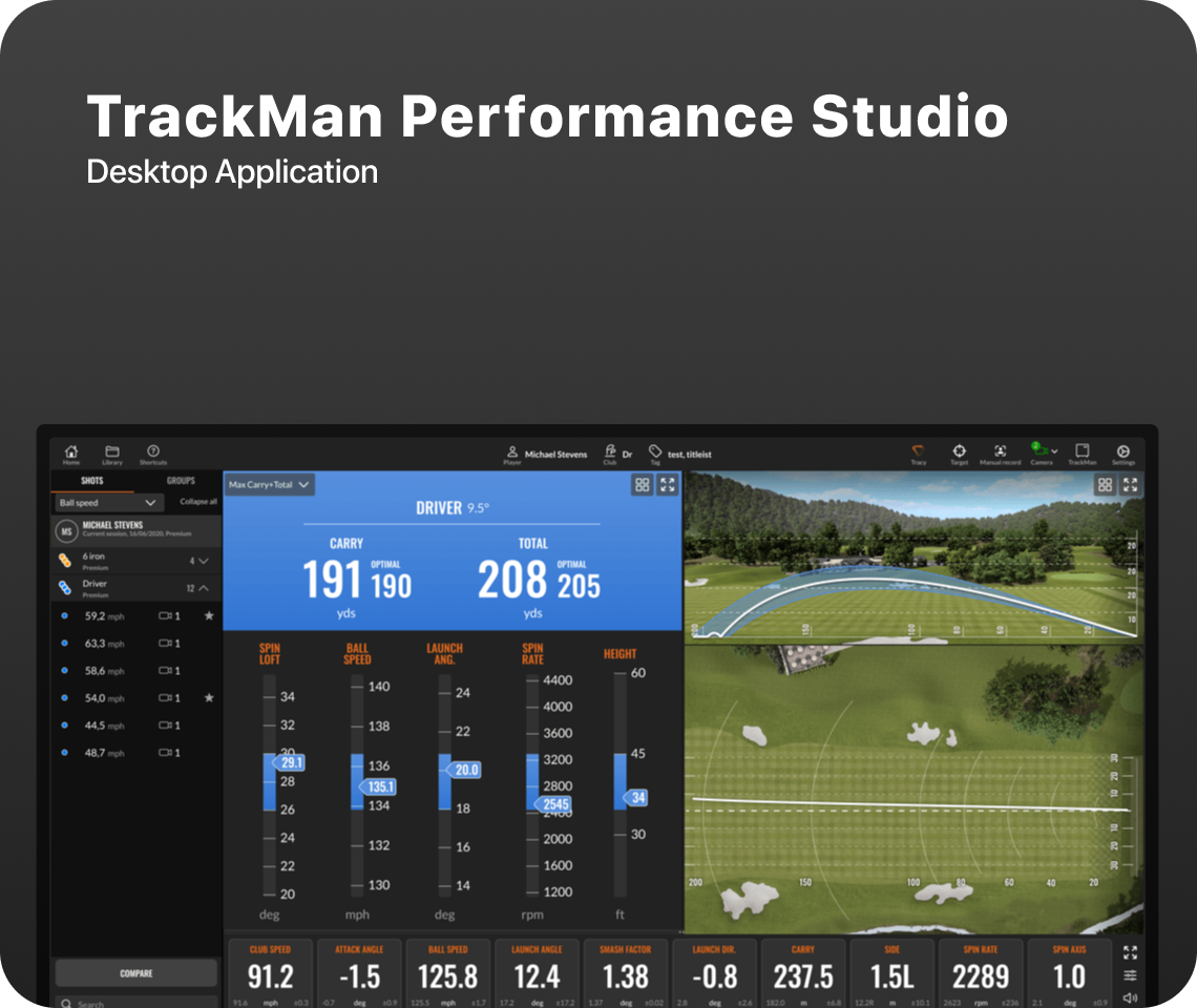 TrackMan Performance Studio